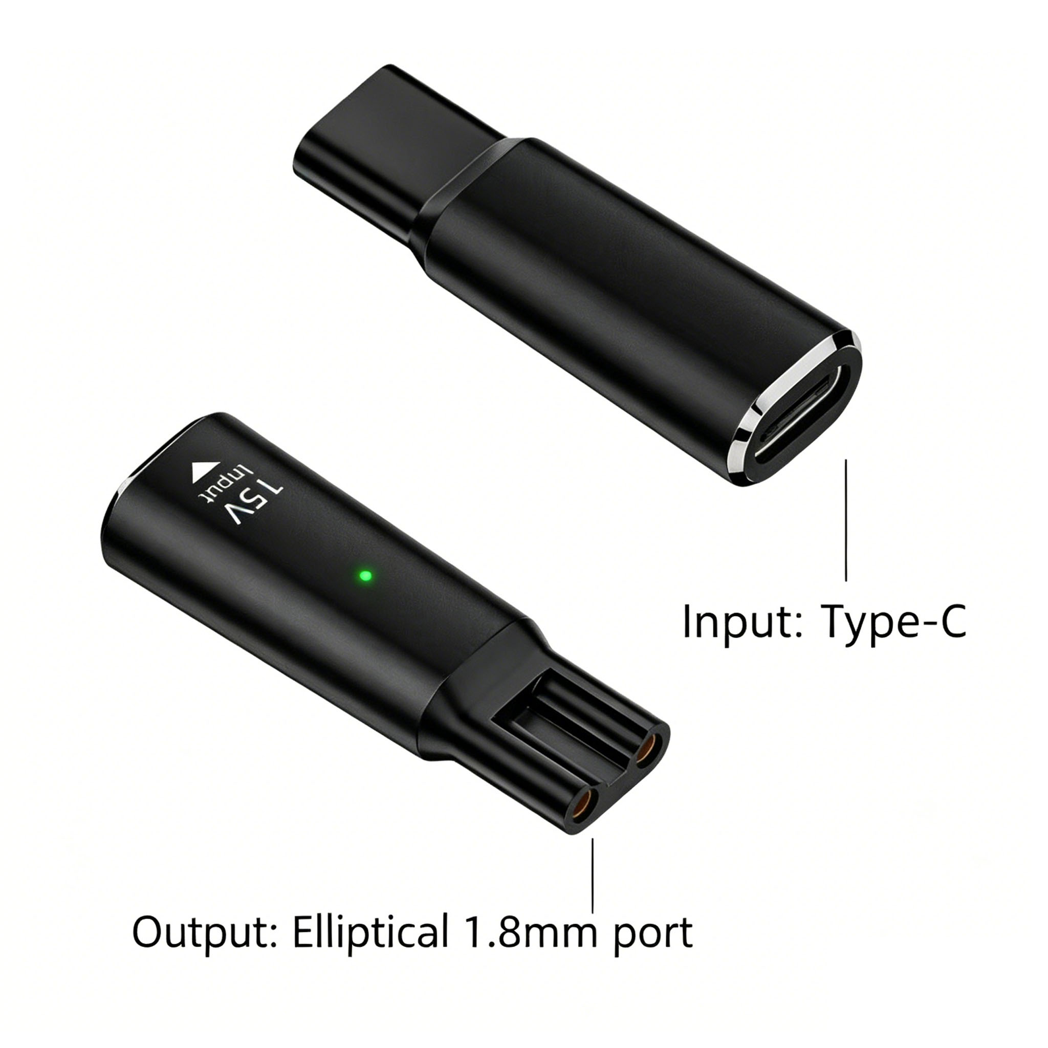 Electric Razor - Adaptador de Carregamento Tipo C 15V