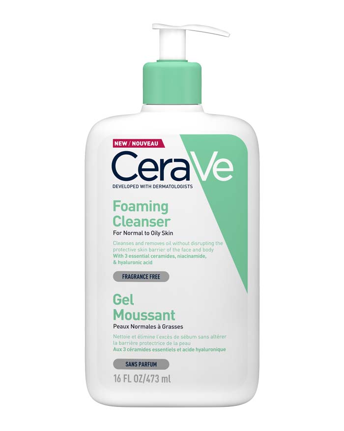 Hair Clipper - CeraVe, gel de limpeza facial espumoso,