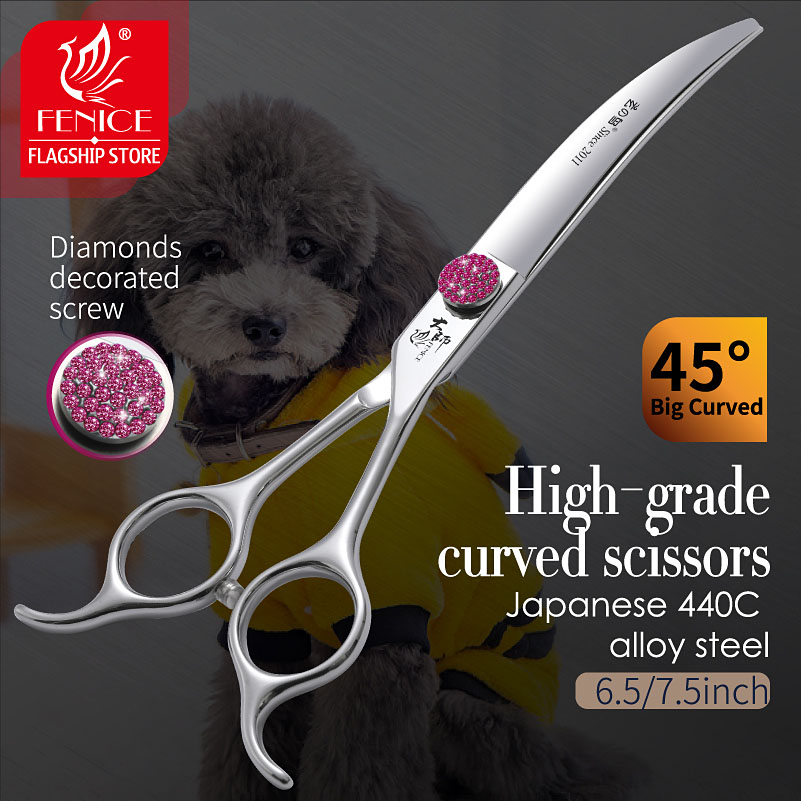 Tesoura super curvada para ani - Grooming Scissors avaliação e preço
