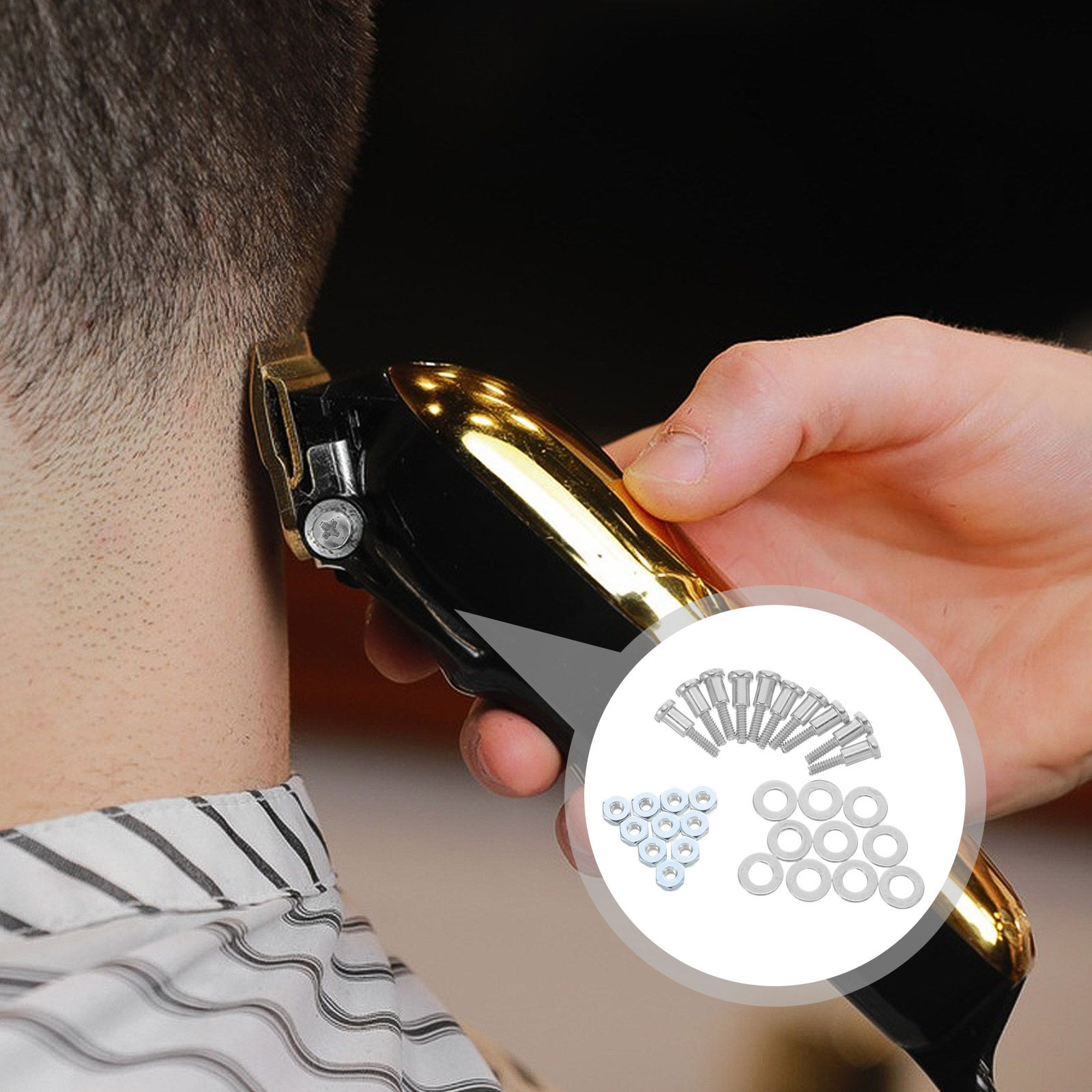 Conjunto de parafusos para rep - Hair Clipper avaliação e preço