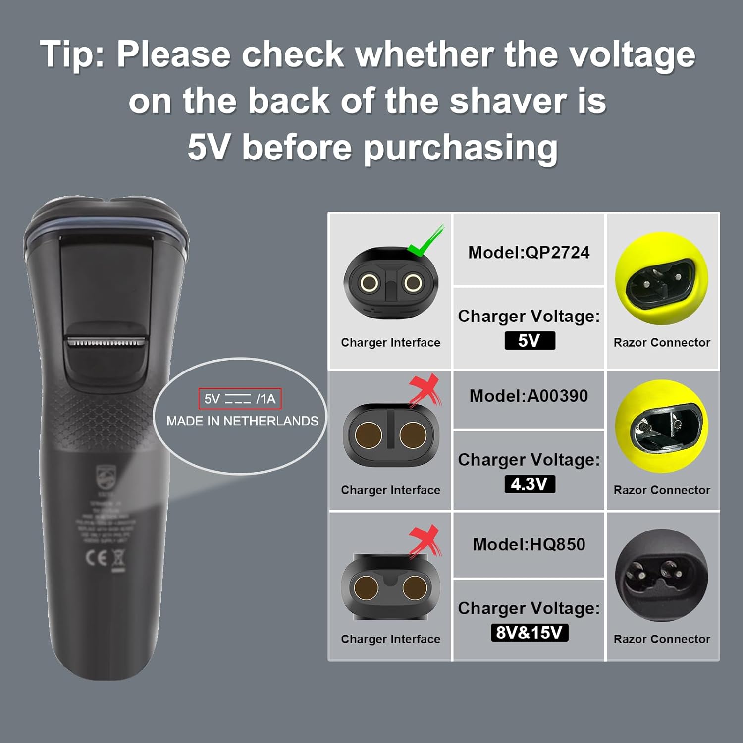 Adaptador de Carregamento USB  - Electric Shaver Rotary avaliação e preço